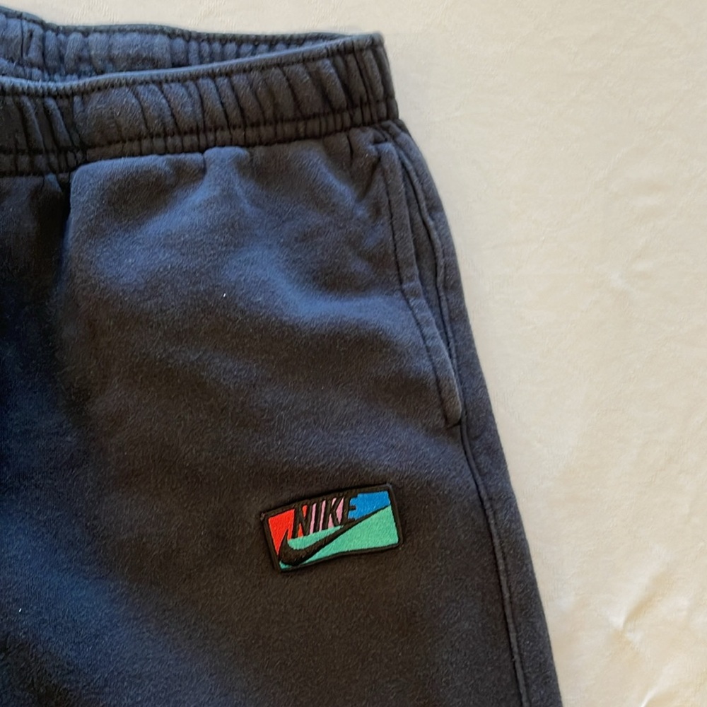 Nick Club fleece pants sweats joggers sweatpants medium fb8437-010 EUC - Picture 3 of 5
